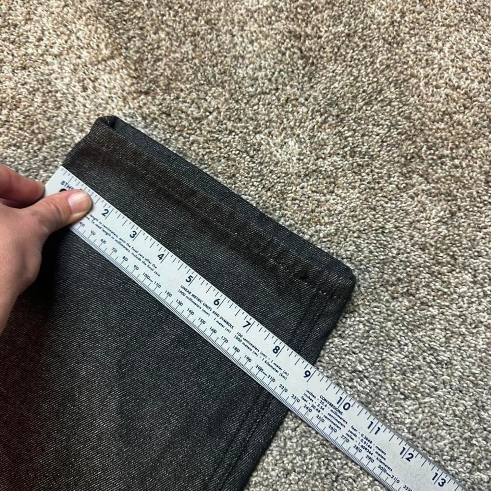 Game Time Jeans Hip Hop Baggy Streetwear Denim Size 36x31 Velvet pocket - Picture 8 of 8